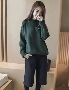 女头穿绿色衣服搭配